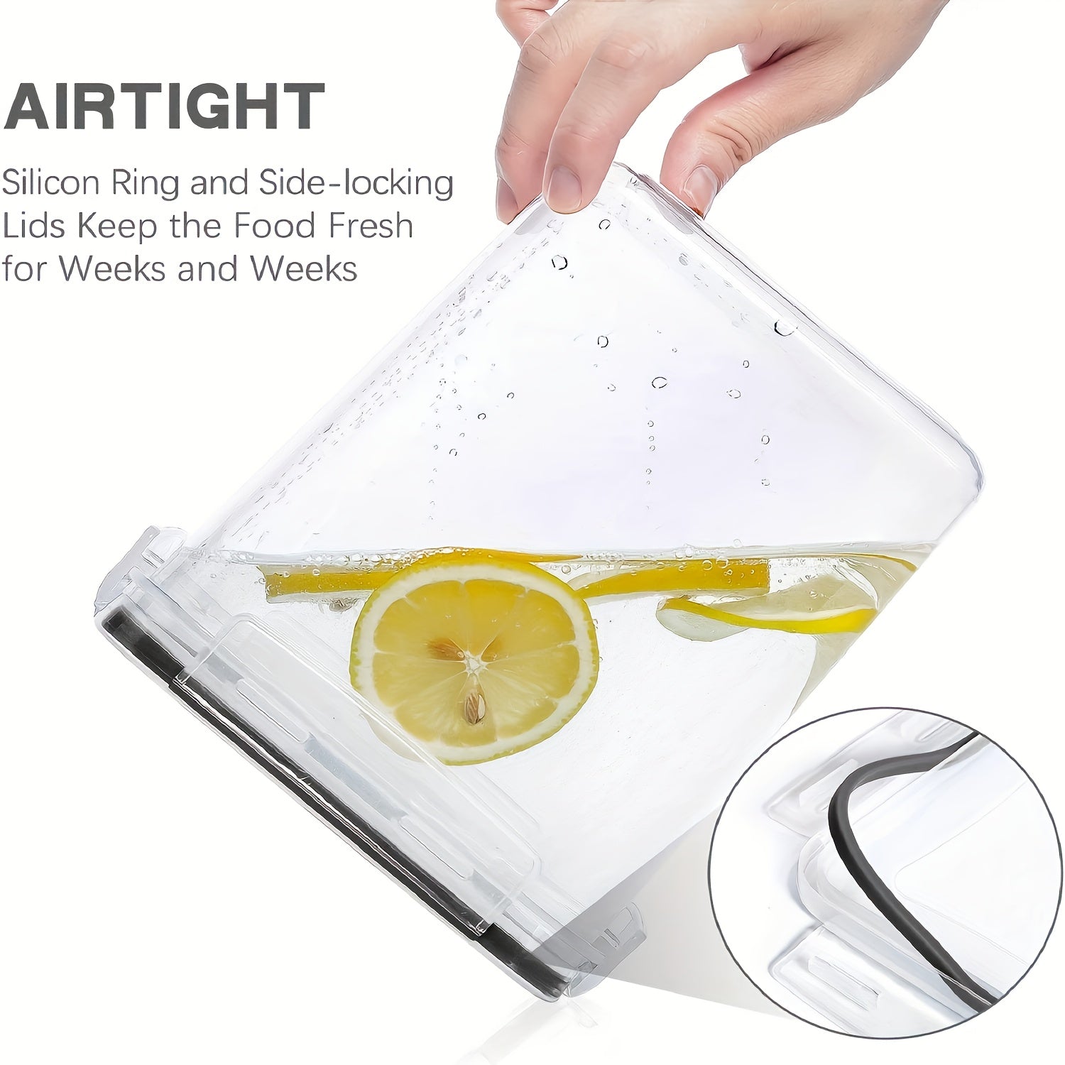 24 Sealed Storage Containers with Lids (12 Lids + 12 Boxes), Plastic Kitchen Storage Containers for Storing Dry Goods, Flour, And Sugar, Comes with Labels And a Marker